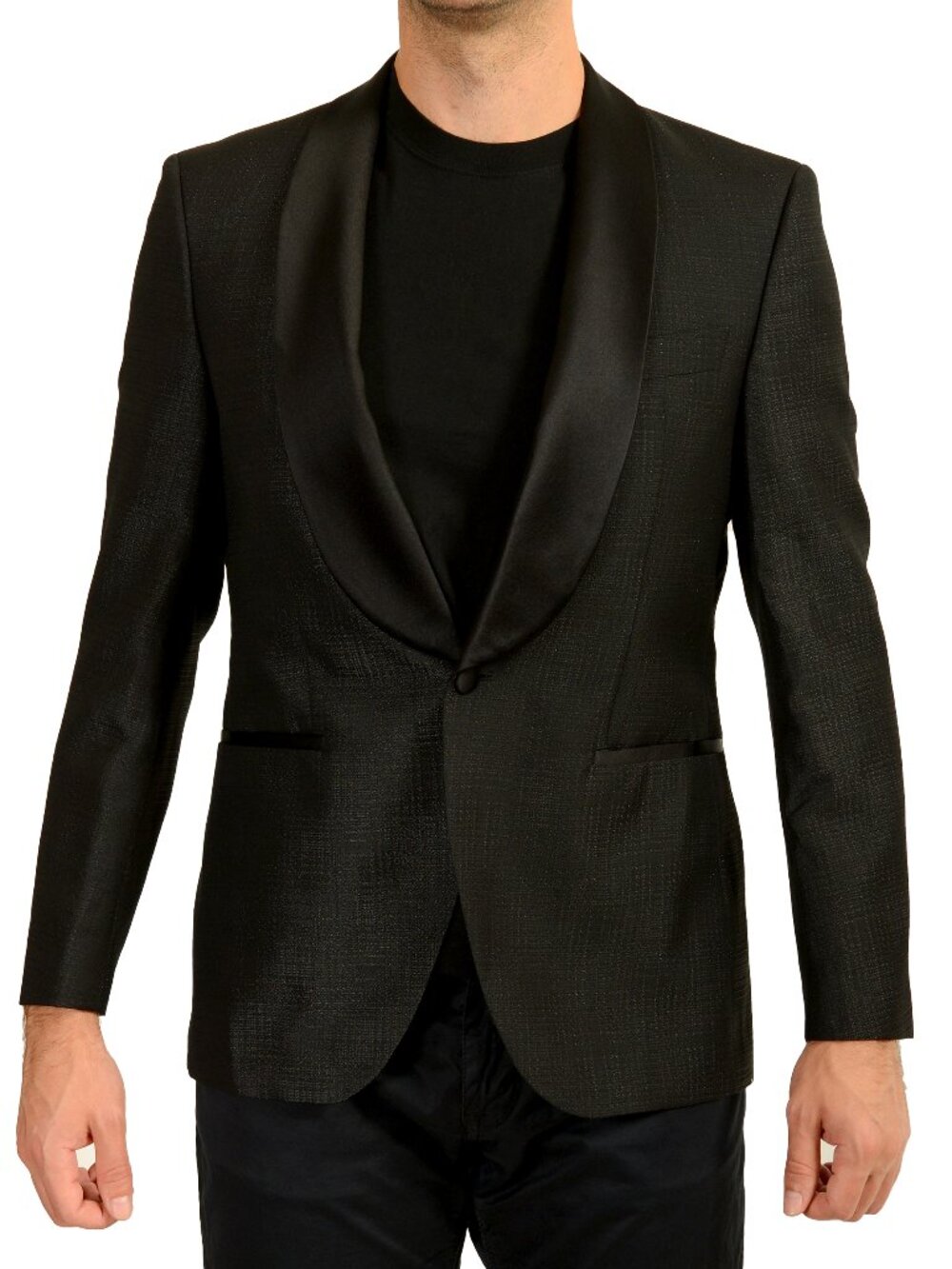 Hugo Boss Men's "H-Jeckson-Tux-231" Regular Fit Wool Tuxedo Blazer US 36R IT 46R